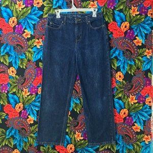 WOMEN’S LIZ CLAIBORNE JEANS WOMENS SIZE 8 S BLUE JEAN PANTS CLASSIC STRAIGHT LEG